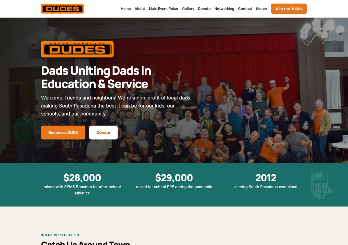 The D.U.D.E.S. hub public home page